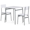 Jedálenský set s 2 stoličkami, 70x70x76cm, mdf AUT-O2122 WT