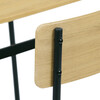 Jedálenský set s 2 stoličkami, 70x70x76cm, mdf, divoký dub, AUT-O2121 OAK