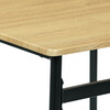 Jedálenský set so 4 stoličkami, 110x70x76cm, mdf, divoký dub, AUT-O2155 OAK