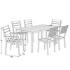 Záhradná zostava 156x78x74cm, polywood, béžová, AZS-B1656 CRM