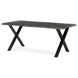 Jedálenský stôl 180x90cm, mdf, sivý dub, HT-F4318 GREY