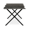 Jedálenský stôl 180x90cm, mdf, sivý dub, HT-F4318 GREY