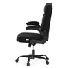 Kancelárske kreslo, hojdací mechanizmus, čierna látka, KA-K3104 BK
