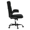 Kancelárske kreslo, hojdací mechanizmus, čierna látka, KA-K3104 BK