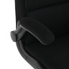 Kancelárske kreslo, hojdací mechanizmus, čierna látka, KA-K3104 BK
