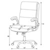 Kancelárske kreslo, hojdací mechanizmus, čierna látka, KA-K3104 BK