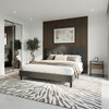 Dvojlôžková posteľ, látka, sivá, BED-M180 GREY2