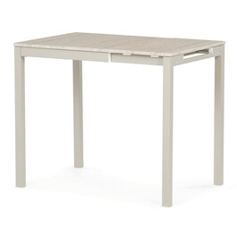 Jedálenský stôl rozkladací 60-90x60 cm, melamín, travertín, GDT-206 TRV