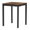 Jedálenský stôl rozkladací 60-90x60 cm, melamín, old wood, GDT-206 OLW2