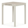 Jedálenský stôl rozkladací 60-90x60 cm, melamín, travertín, GDT-206 TRV