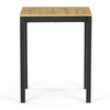 Jedálenský stôl rozkladací 60-90x60 cm, melamín, dub, GDT-206 OAK