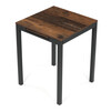Jedálenský stôl rozkladací 60-90x60 cm, melamín, old wood, GDT-206 OLW2