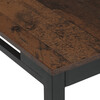 Jedálenský stôl rozkladací 60-90x60 cm, melamín, old wood, GDT-206 OLW2