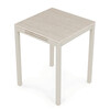 Jedálenský stôl rozkladací 60-90x60 cm, melamín, travertín, GDT-206 TRV