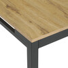 Jedálenský stôl rozkladací 60-90x60 cm, melamín, dub, GDT-206 OAK