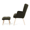 Relaxačné kreslo, zelená, látka bouclé, AK-319 GRN2