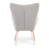 Relaxačné kreslo, sivá, látka bouclé, AK-319 GREY2
