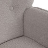 Relaxačné kreslo, sivá, látka bouclé, AK-319 GREY2