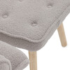 Relaxačné kreslo, sivá, látka bouclé, AK-319 GREY2