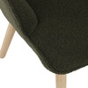 Relaxačné kreslo, zelená, látka bouclé, AK-319 GRN2