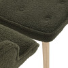 Relaxačné kreslo, zelená, látka bouclé, AK-319 GRN2