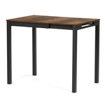 Jedálenský stôl rozkladací 60-90x60 cm, melamín, old wood, GDT-206 OLW2