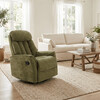 Polohovacie kreslo, zelená, látka, TV-H9327 GRN2