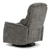Polohovacie kreslo, sivá, látka, TV-H9327 GREY2