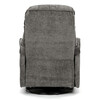 Polohovacie kreslo, sivá, látka, TV-H9327 GREY2