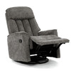 Polohovacie kreslo, sivá, látka, TV-H9327 GREY2