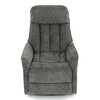 Polohovacie kreslo, sivá, látka, TV-H9327 GREY2