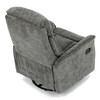 Polohovacie kreslo, sivá, látka, TV-H9327 GREY2