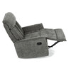 Polohovacie kreslo, sivá, látka, TV-H9327 GREY2