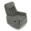Polohovacie kreslo, sivá, látka, TV-H9327 GREY2