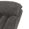 Polohovacie kreslo, sivá, látka, TV-H9327 GREY2