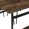 Jedálenský set so 4 stoličkami, 110x70x76cm, mdf, old wood, AUT-O2155 OLW