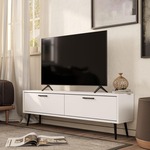 BOLD TV stolík na nožičkách, biela