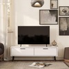BOLD TV stolík na nožičkách, biela