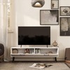 BOLD TV stolík na nožičkách, biela