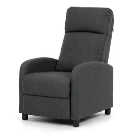 Polohovacie kreslo, sivá, látka, TV-W3397 GREY2