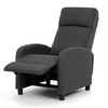 Polohovacie kreslo, sivá, látka, TV-W3397 GREY2