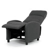 Polohovacie kreslo, sivá, látka, TV-W3397 GREY2