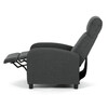 Polohovacie kreslo, sivá, látka, TV-W3397 GREY2