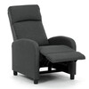 Polohovacie kreslo, sivá, látka, TV-W3397 GREY2
