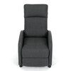 Polohovacie kreslo, sivá, látka, TV-W3397 GREY2