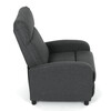 Polohovacie kreslo, sivá, látka, TV-W3397 GREY2