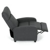 Polohovacie kreslo, sivá, látka, TV-W3397 GREY2