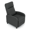 Polohovacie kreslo, sivá, látka, TV-W3397 GREY2