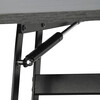 Konferenčný stolík 100x50x48cm, mdf, sivý dub, CT-I1201 GREY