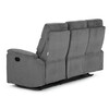 Sedacia súprava, polohovacia, sivá, menčestrová látka, ASD-C5981 GREY6